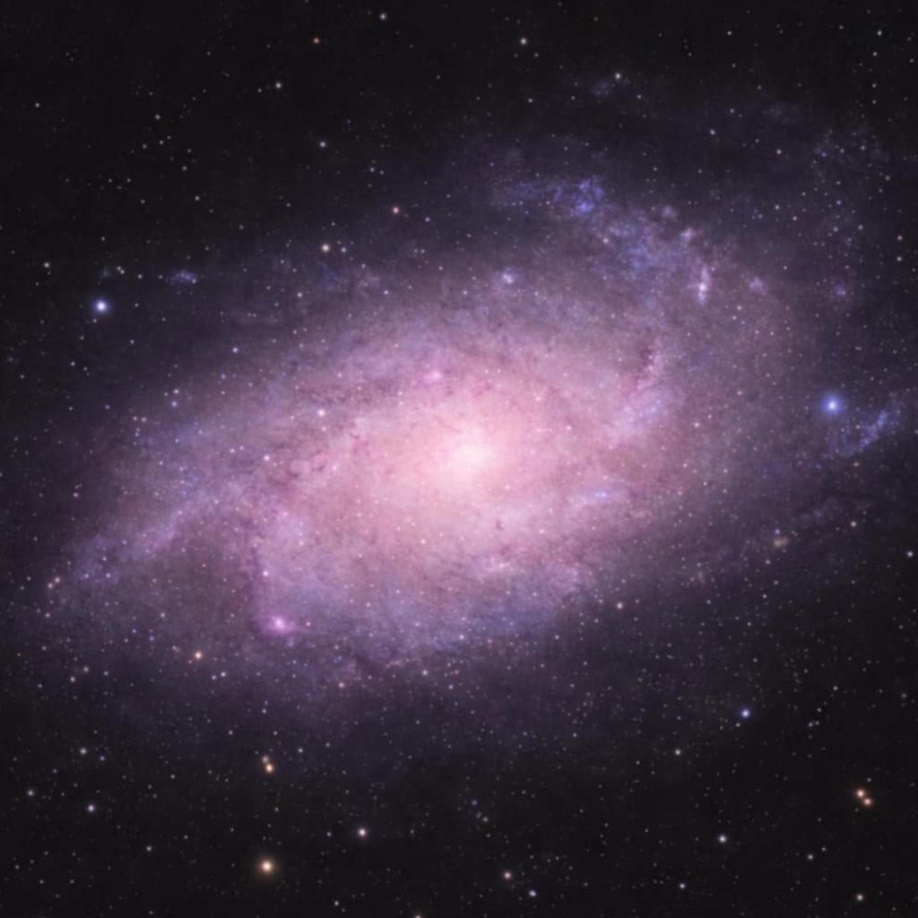 fioletowa galaktyka Oś'i